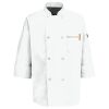 Button Chef Coat with Thermometer Pocket Thumbnail