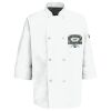 Eight Pearl Button Chef Coat with Thermometer Pocket Thumbnail