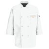 Eight Pearl Button Chef Coat with Thermometer Pocket Thumbnail