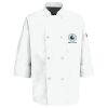 Eight Pearl Button Chef Coat with Thermometer Pocket Thumbnail