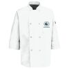 Eight Pearl Button Chef Coat with Thermometer Pocket Thumbnail