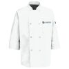 Eight Pearl Button Chef Coat with Thermometer Pocket Thumbnail