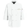 Eight Pearl Button Chef Coat with Thermometer Pocket Thumbnail
