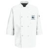 Eight Pearl Button Chef Coat with Thermometer Pocket Thumbnail