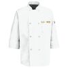 Eight Pearl Button Chef Coat with Thermometer Pocket Thumbnail
