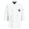 Eight Pearl Button Chef Coat with Thermometer Pocket Thumbnail