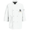 Eight Pearl Button Chef Coat with Thermometer Pocket Thumbnail