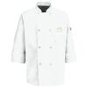 Eight Pearl Button Chef Coat with Thermometer Pocket Thumbnail