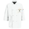 Eight Pearl Button Chef Coat with Thermometer Pocket Thumbnail