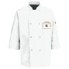 Eight Pearl Button Chef Coat with Thermometer Pocket Thumbnail