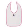 Infant Contrast Trim Premium Jersey Bib Thumbnail