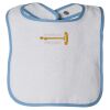 Infant Contrast Trim Terry Bib Thumbnail