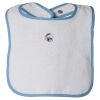 Infant Contrast Trim Terry Bib Thumbnail