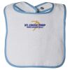 Infant Contrast Trim Terry Bib Thumbnail