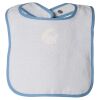 Infant Contrast Trim Terry Bib Thumbnail
