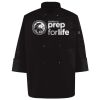 Ten Pearl Button Black Chef Coat Thumbnail