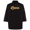 Ten Pearl Button Black Chef Coat Thumbnail