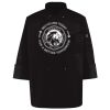 Ten Pearl Button Black Chef Coat Thumbnail