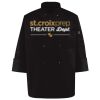 Ten Pearl Button Black Chef Coat Thumbnail