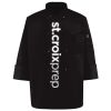 Ten Pearl Button Black Chef Coat Thumbnail