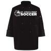 Ten Pearl Button Black Chef Coat Thumbnail