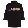 Ten Pearl Button Black Chef Coat Thumbnail