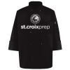 Ten Pearl Button Black Chef Coat Thumbnail