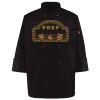 Ten Pearl Button Black Chef Coat Thumbnail