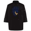 Ten Pearl Button Black Chef Coat Thumbnail