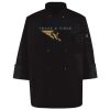 Ten Pearl Button Black Chef Coat Thumbnail