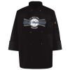 Ten Pearl Button Black Chef Coat Thumbnail