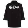 Ten Pearl Button Black Chef Coat Thumbnail