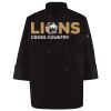 Ten Pearl Button Black Chef Coat Thumbnail