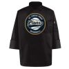 Black Knot Button Chef Coat Thumbnail