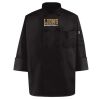 Black Knot Button Chef Coat Thumbnail