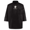 Black Knot Button Chef Coat Thumbnail